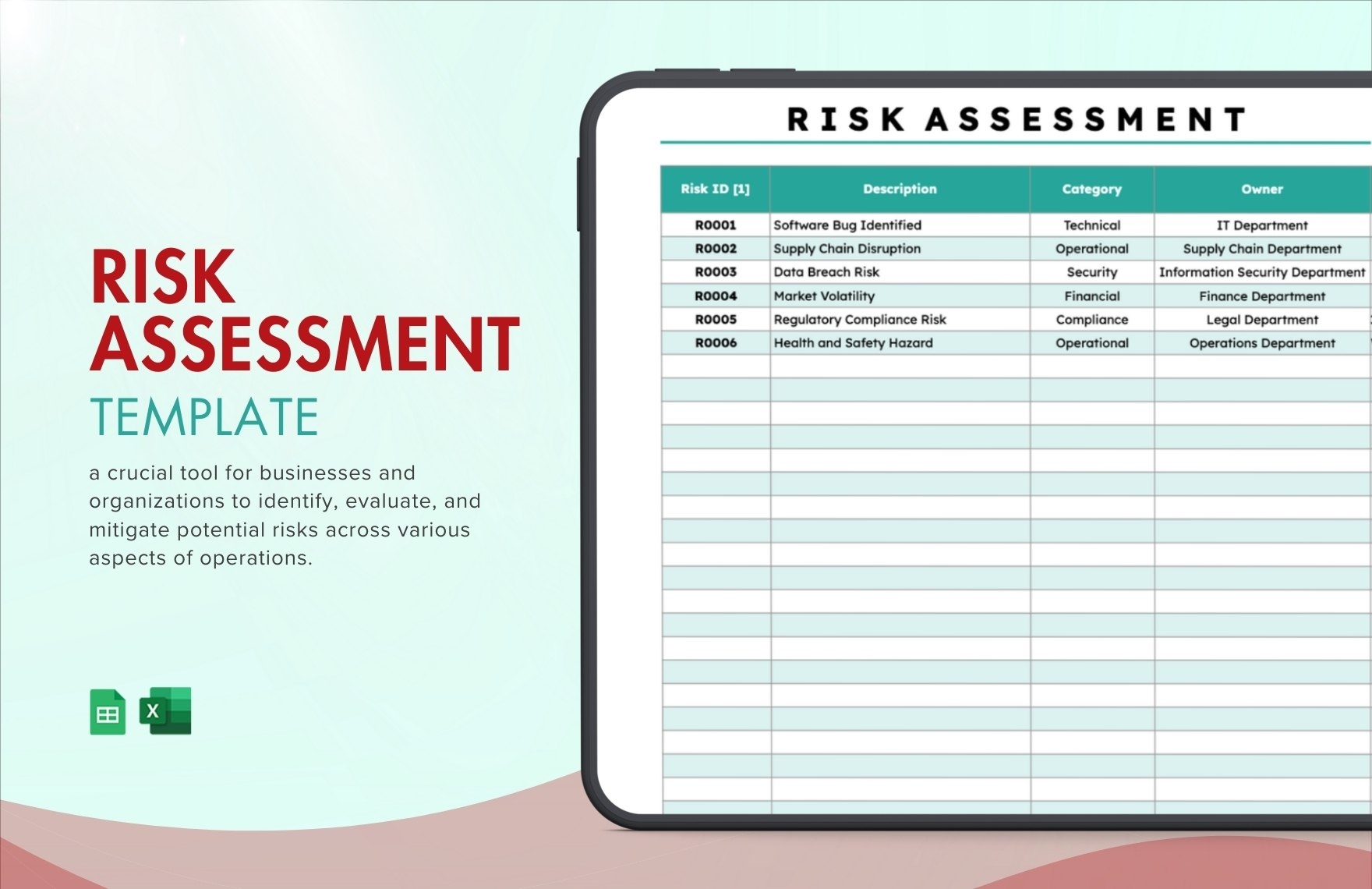 Risk Assessment Template Template