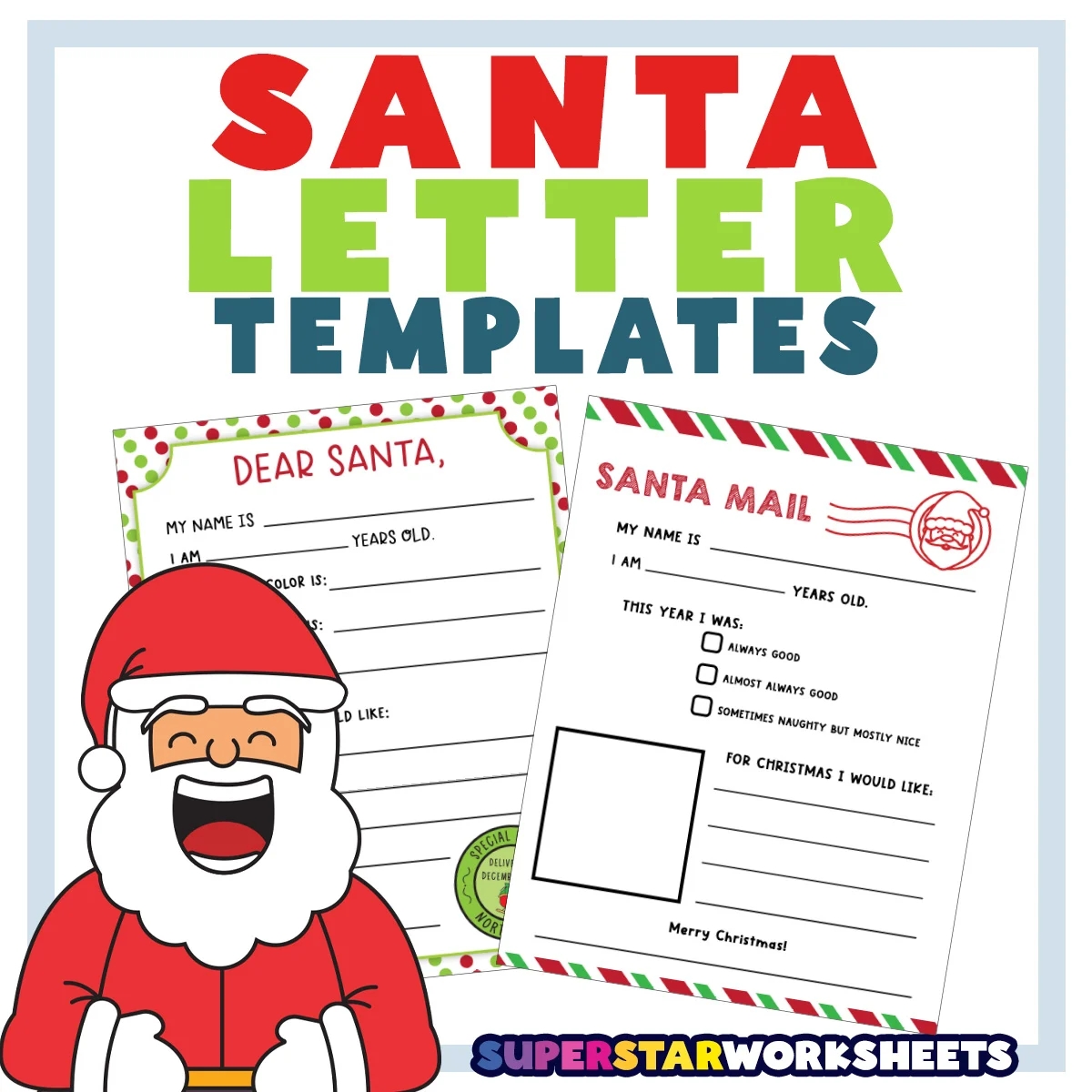 Christmas Letter Templates Free Printable