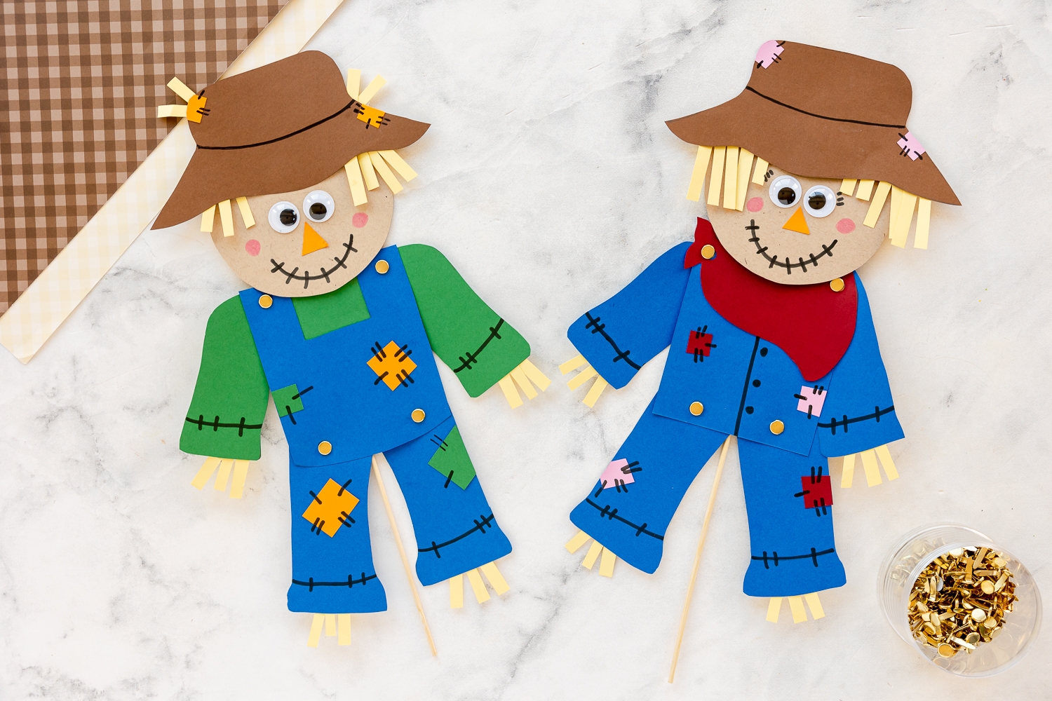 Scarecrow Paper Craft Made To Be A Momma