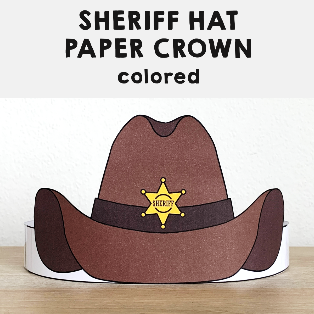 Scarecrow Hat Template Printable