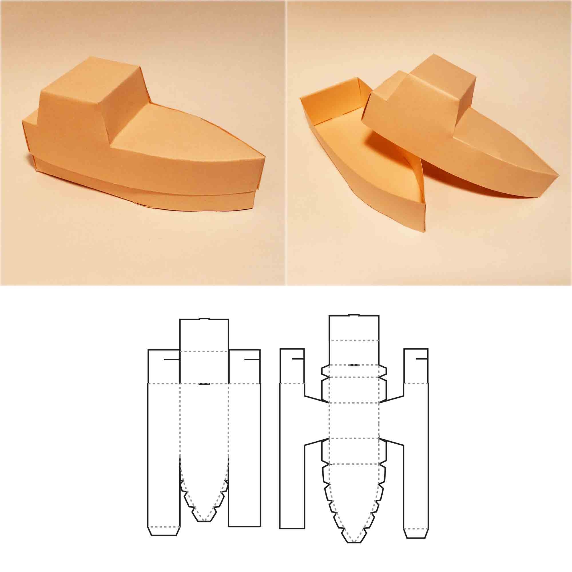 Ship Box Template Paper Ship Boat Box Paper Boat Ship Gi Inspire Uplift