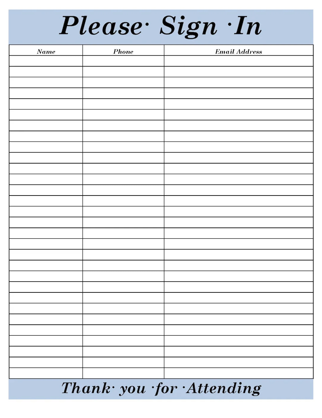 Sign In Sheet template Versatile Printable And Editable Client Sign In Sheet Open House Sign In Printable PDF Realtor Sign In Etsy UK