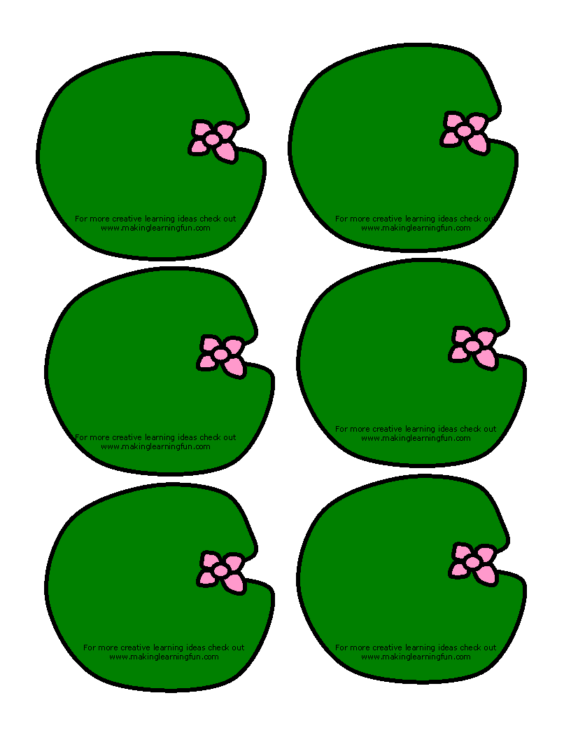 Small Lily Pads Cartoon 2278844