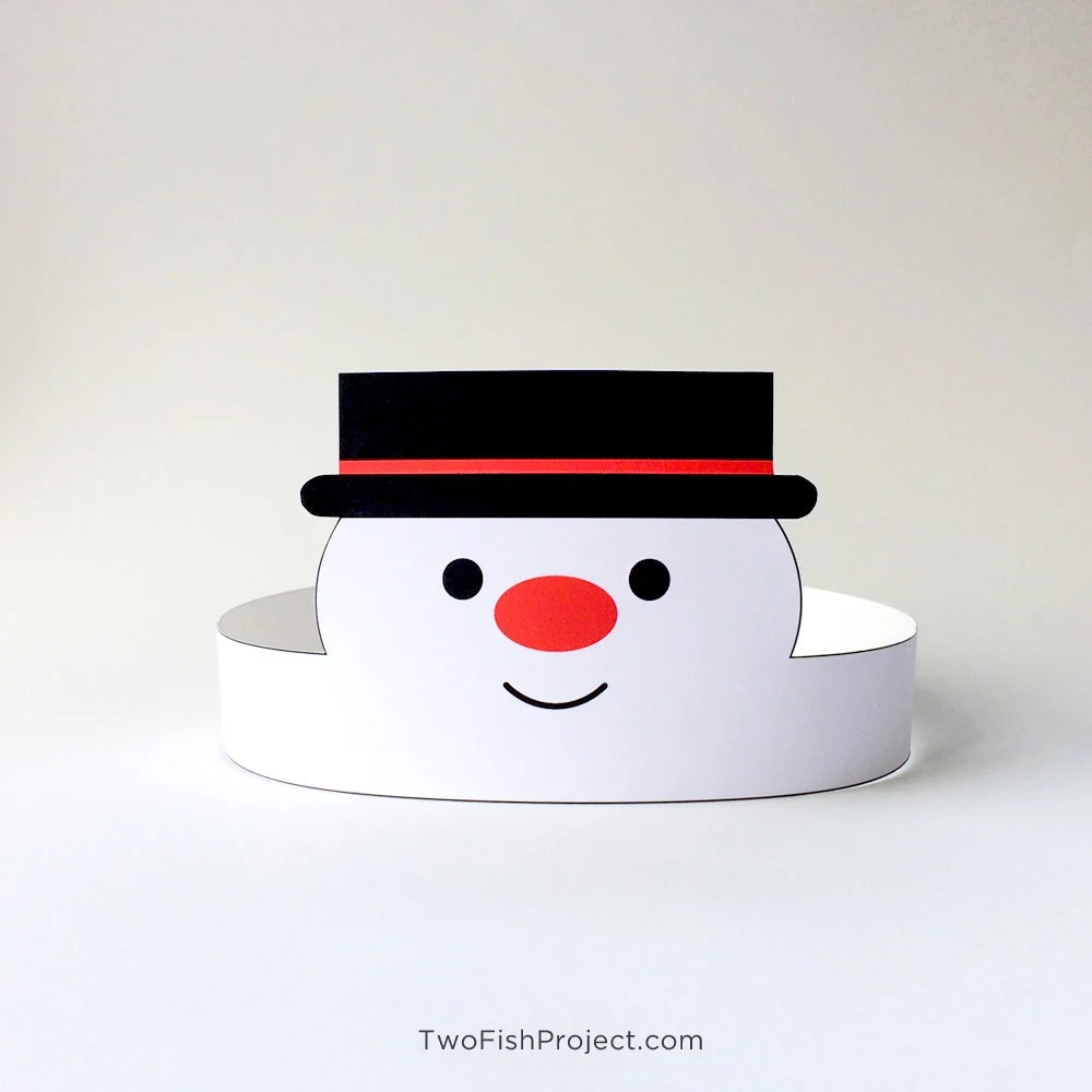 Snowman Hat Template Printable