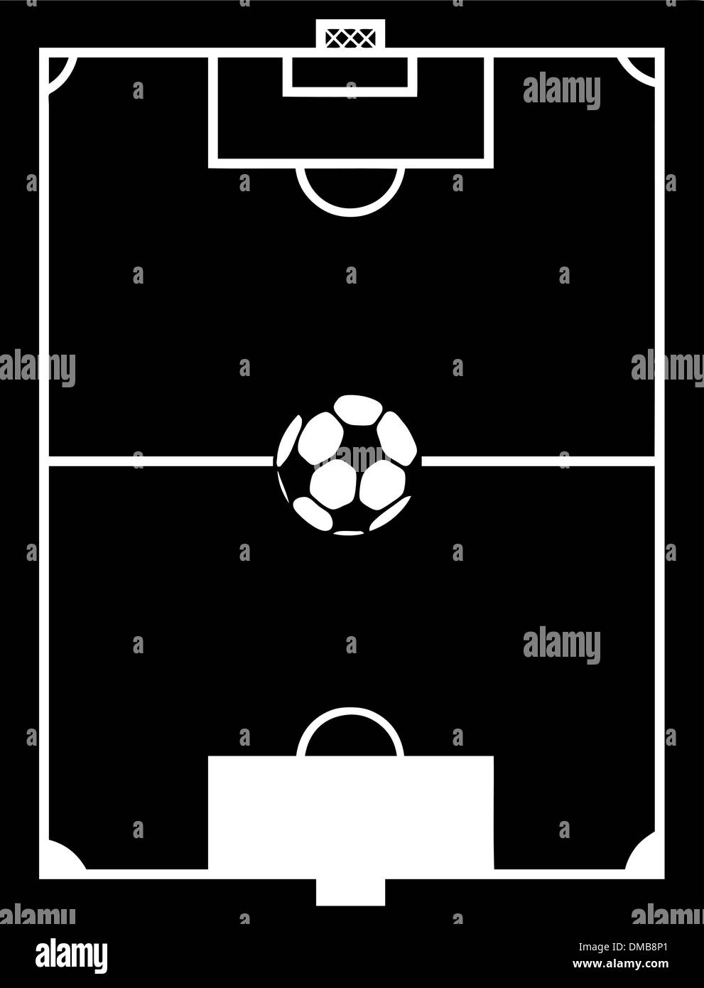 Soccer Field Lines Stock Vector Images Page 2 Alamy
