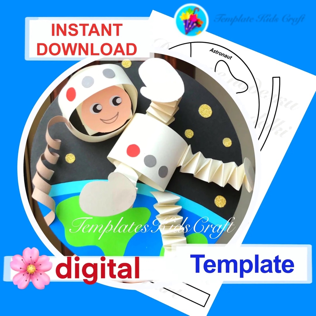 Printable Astronaut Cut Out Template