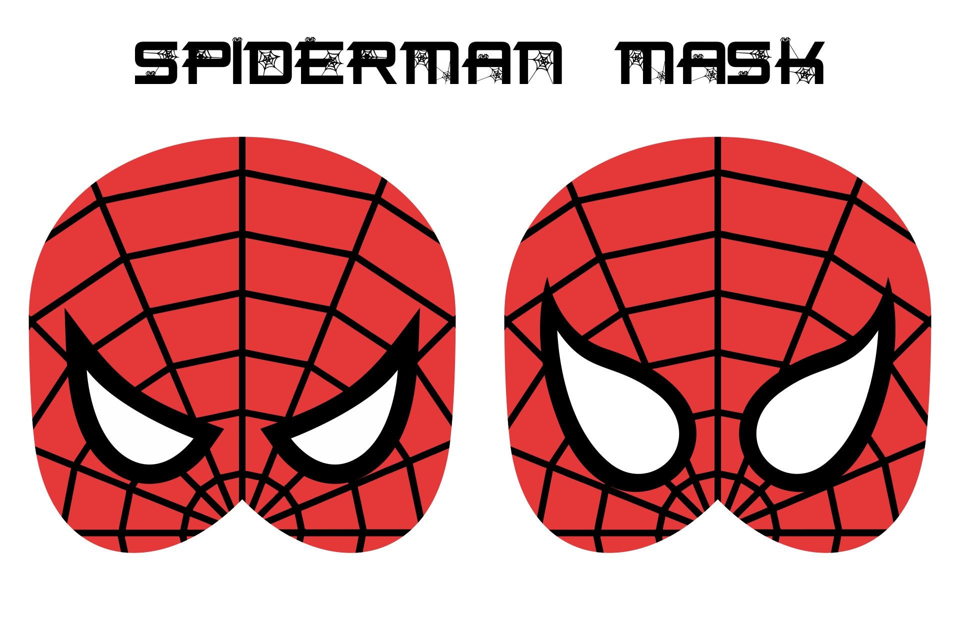 Spider Template 12 Free PDF Printables Printablee