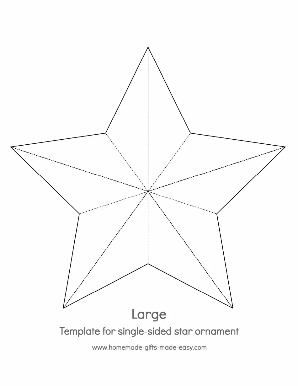Star Template Large Download Printable PDF Templateroller