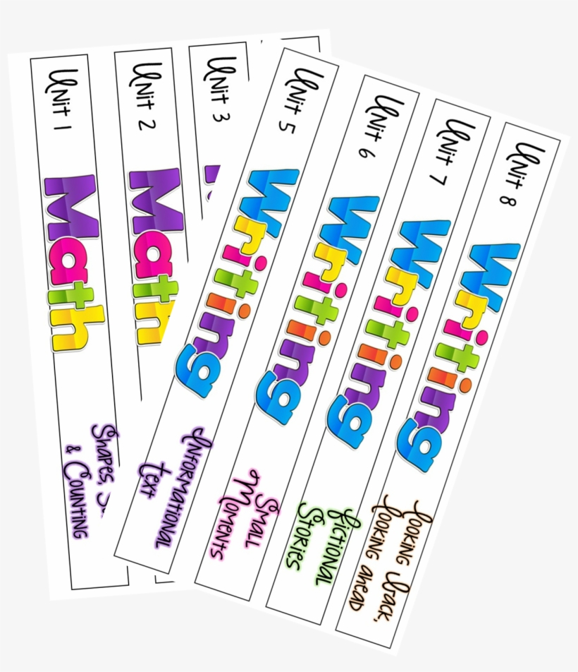Subject Binder Spine Labels Free Printable Teach Junkie Graphic 