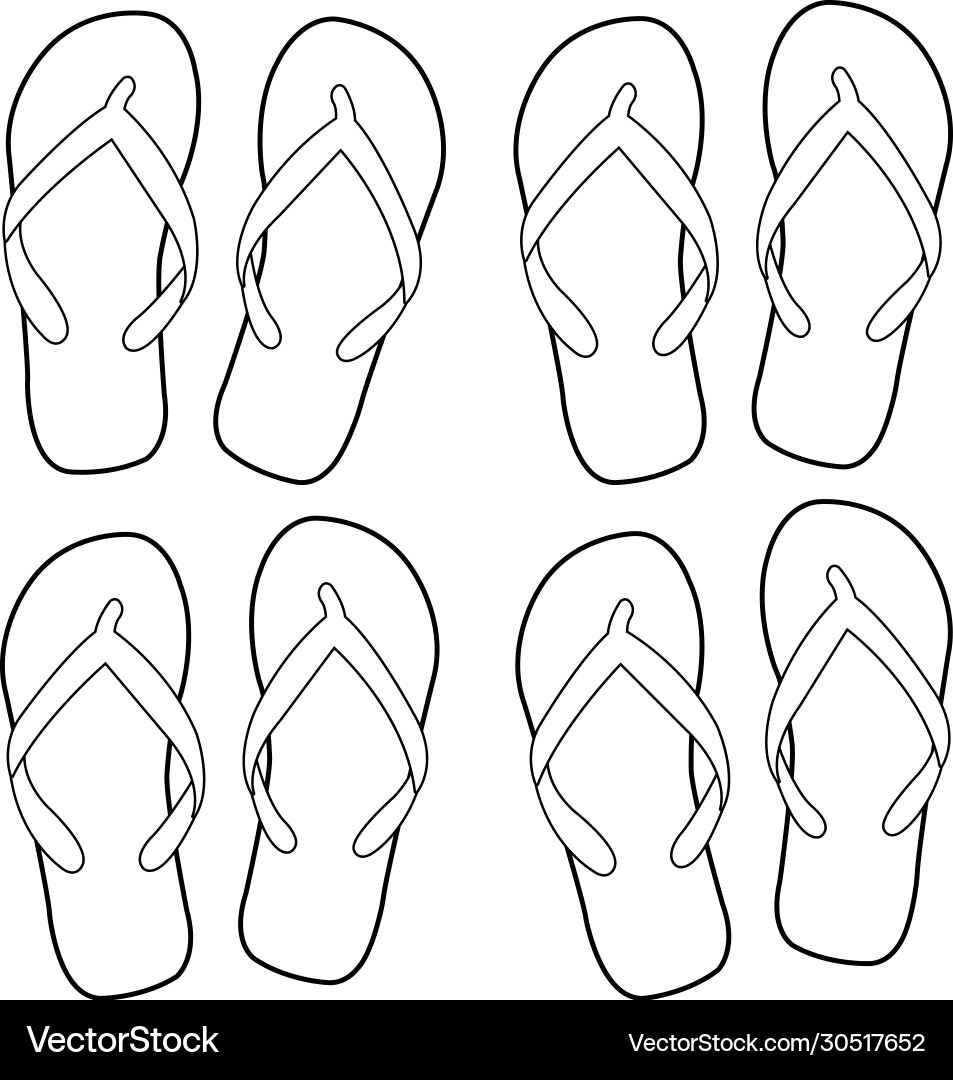 Flip Flop Printable Template