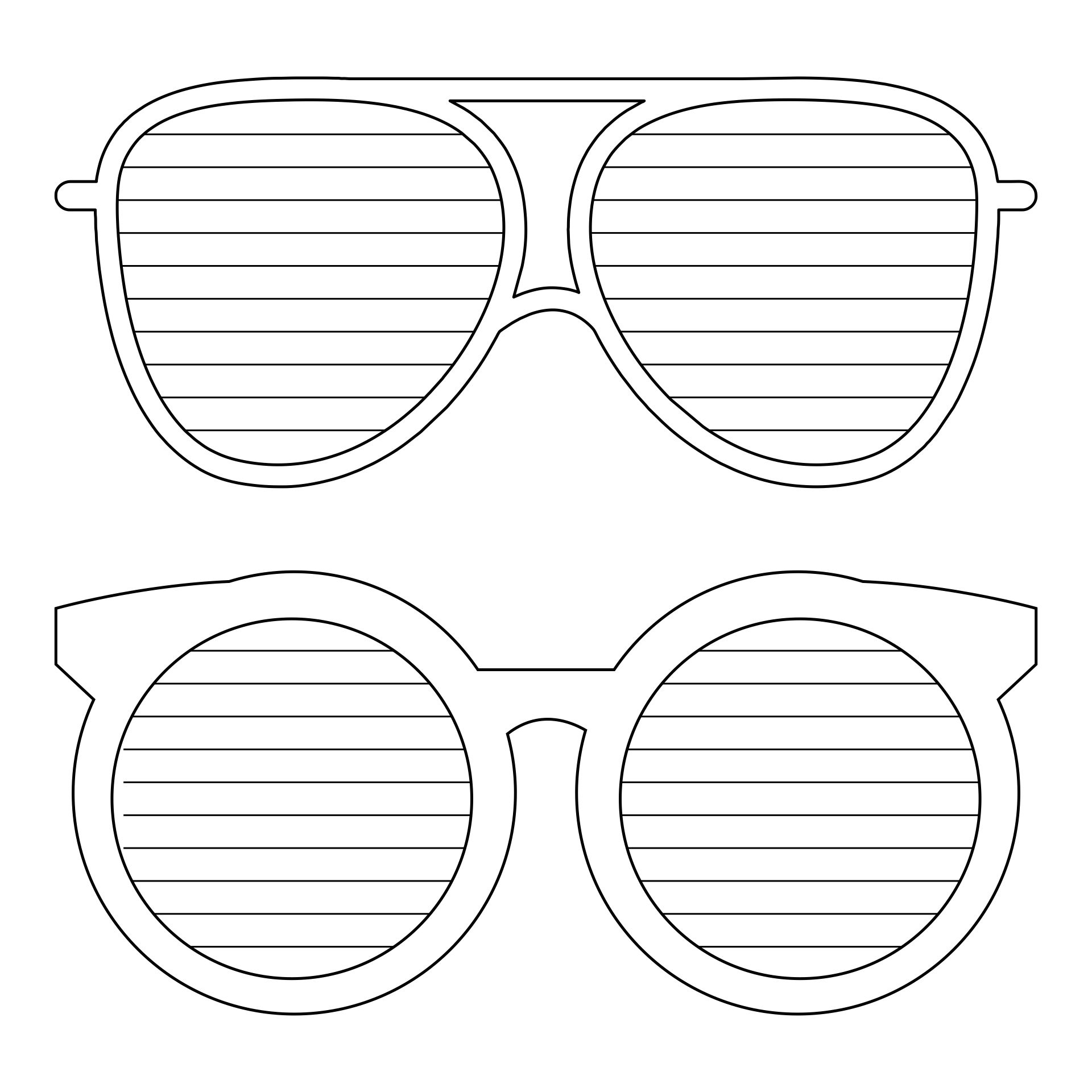 Sunglasses Writing Template Clearance