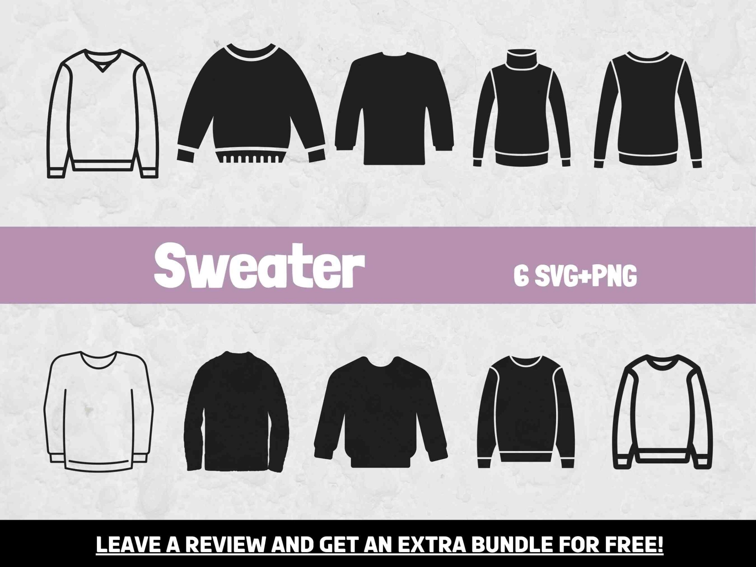 Sweater Svg Bundle Svg Files For Cricut Sweater Shapes Clothing Svg Wear Svg Cricut SVG Paper Doll Clipart Sweater Cut File Instant Etsy