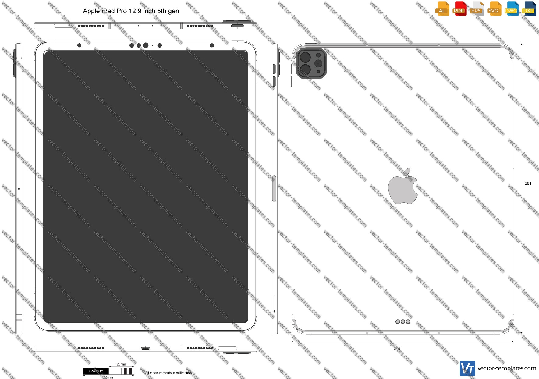 Templates Miscellaneous Apple Apple IPad Pro 12 9 Inch 5th Gen
