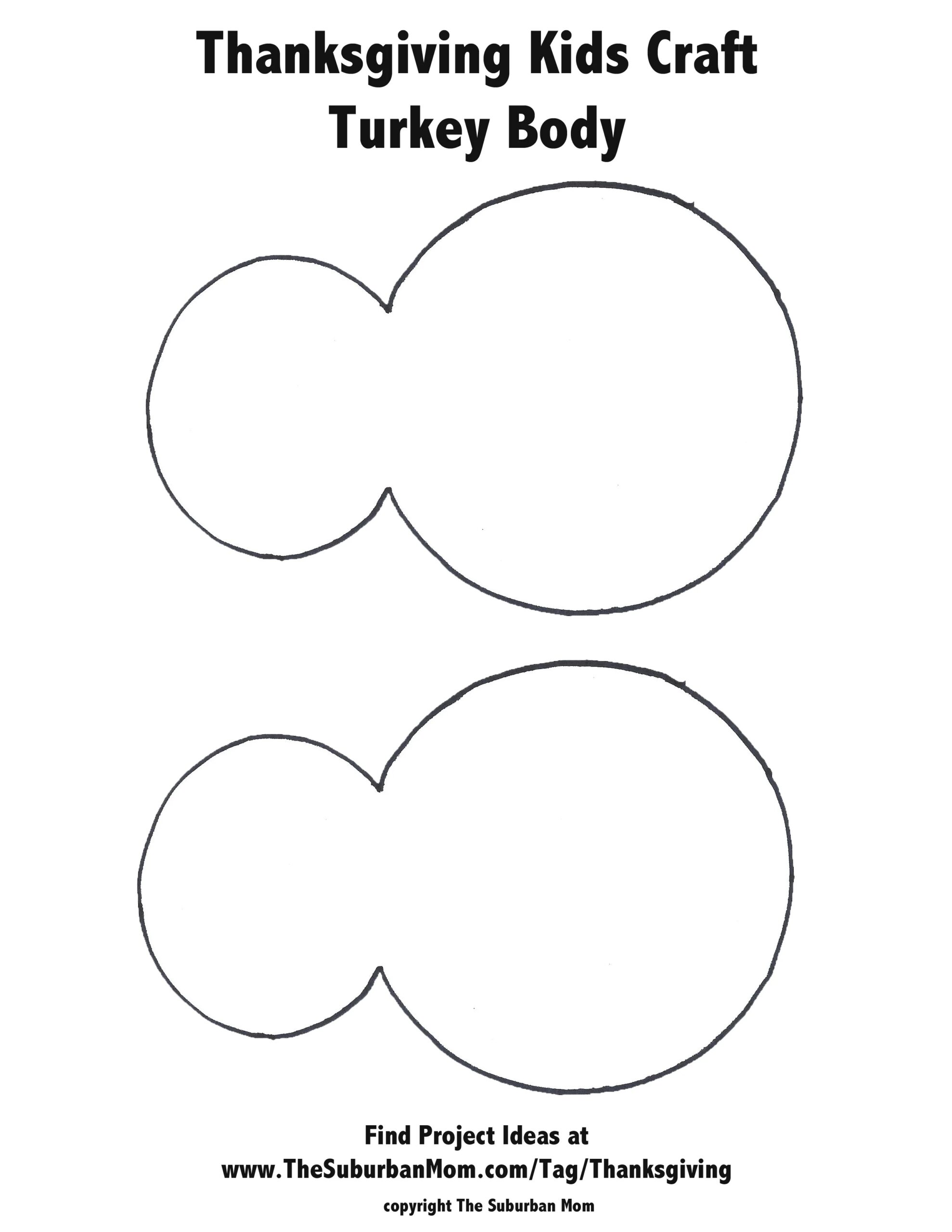 Free Turkey Template Printable
