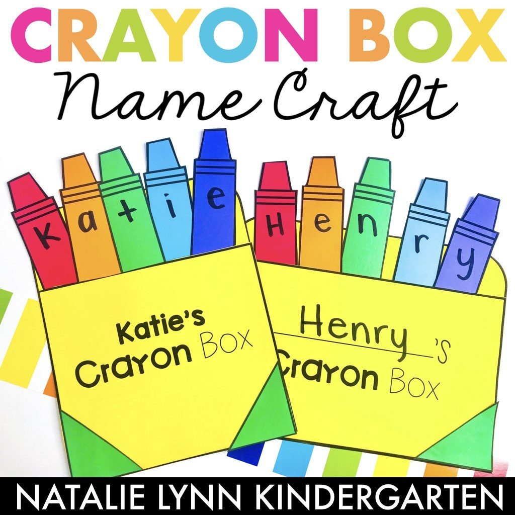 Free Printable Crayon Box Template