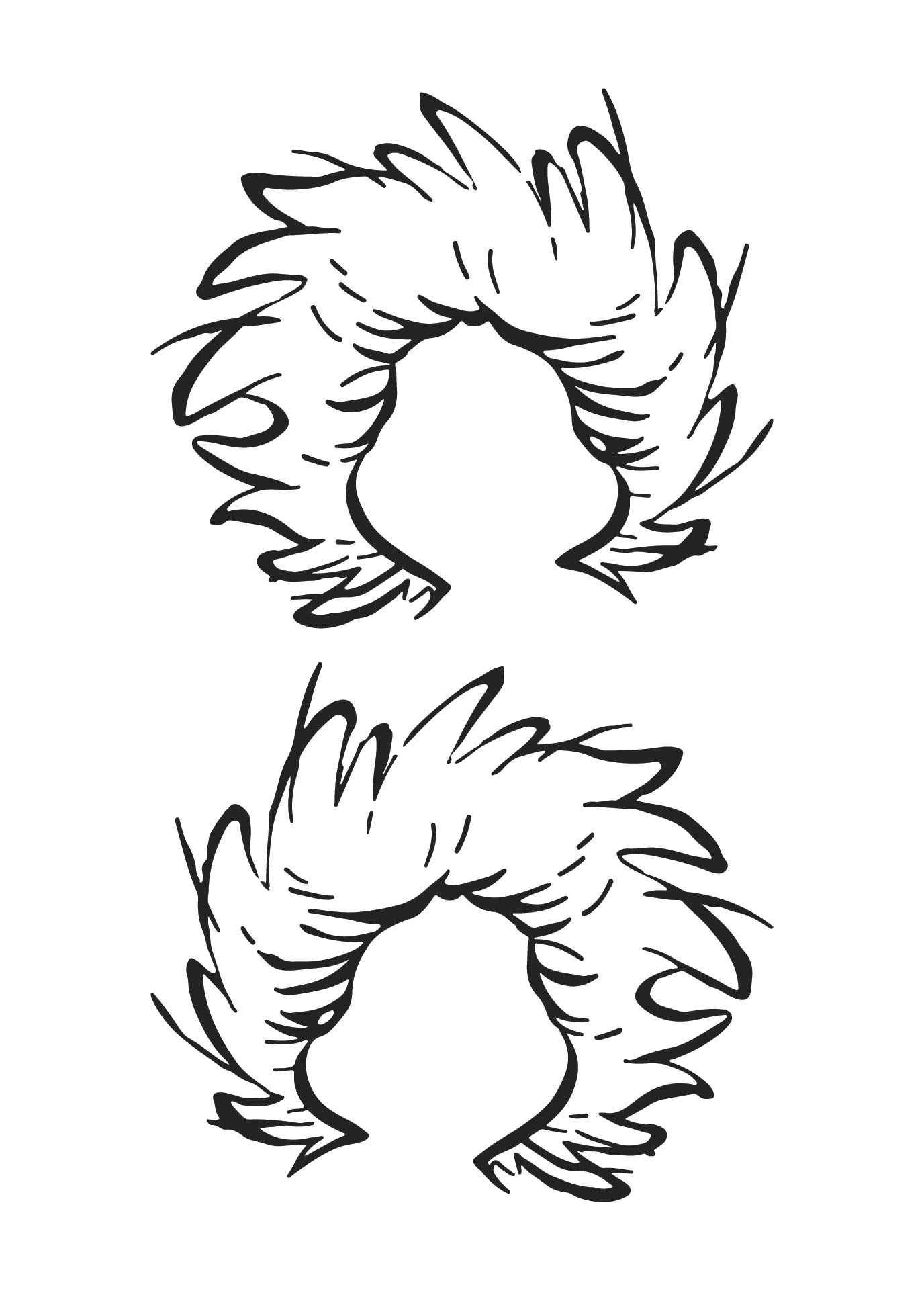 Thing 1 And Thing 2 Hair Template Printable