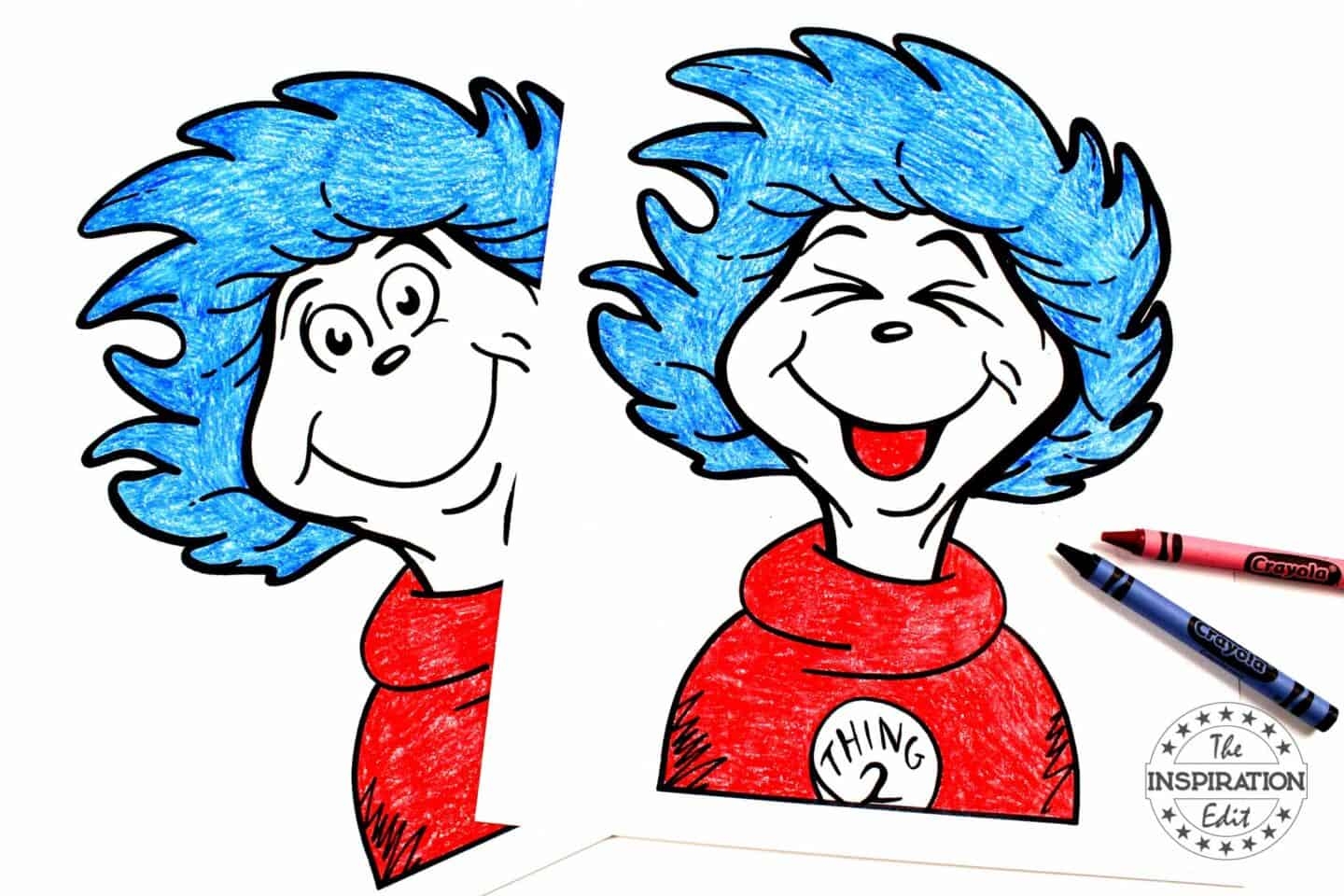 Thing 1 And Thing 2 Printable Templates