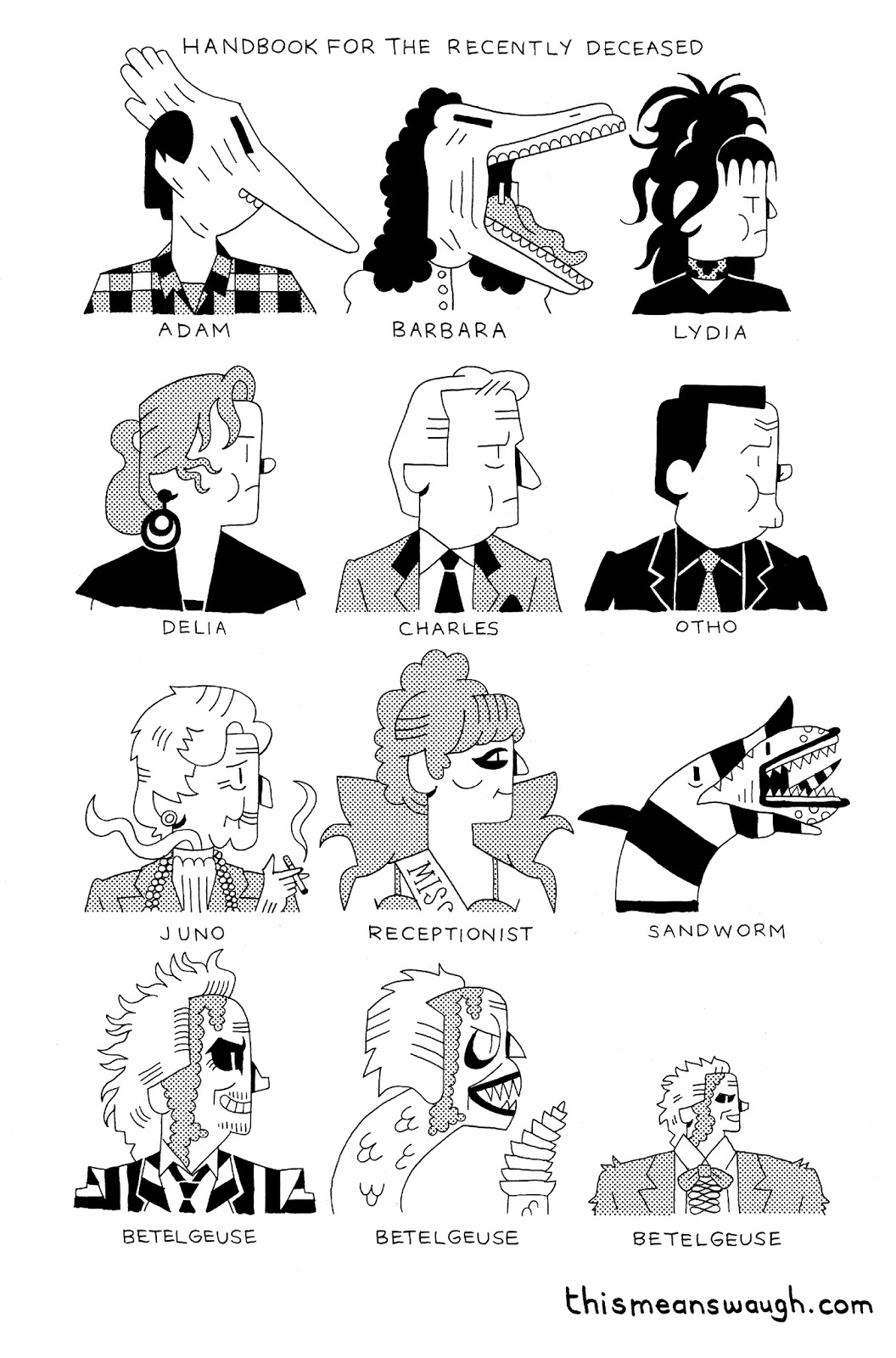 Printable Template Handbook For The Recently Deceased