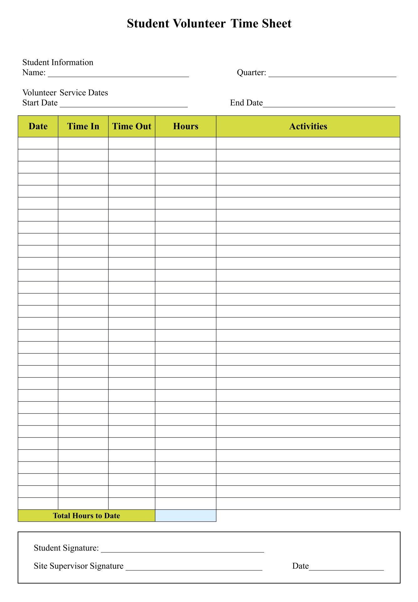 Timesheet Templates World Of Printables Worksheets Library
