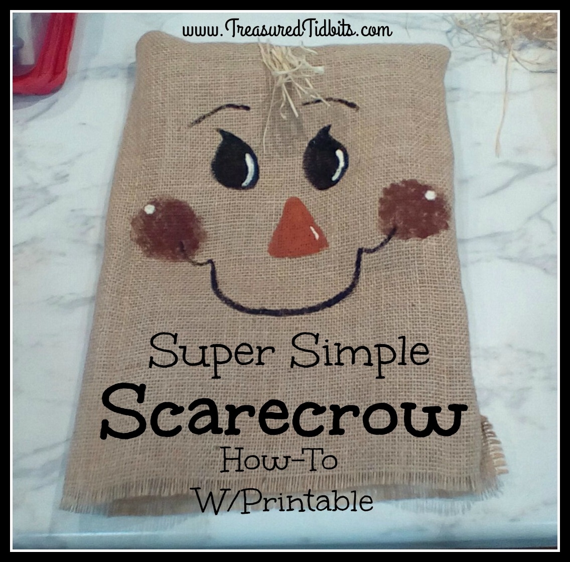Scarecrow Face Template Printable