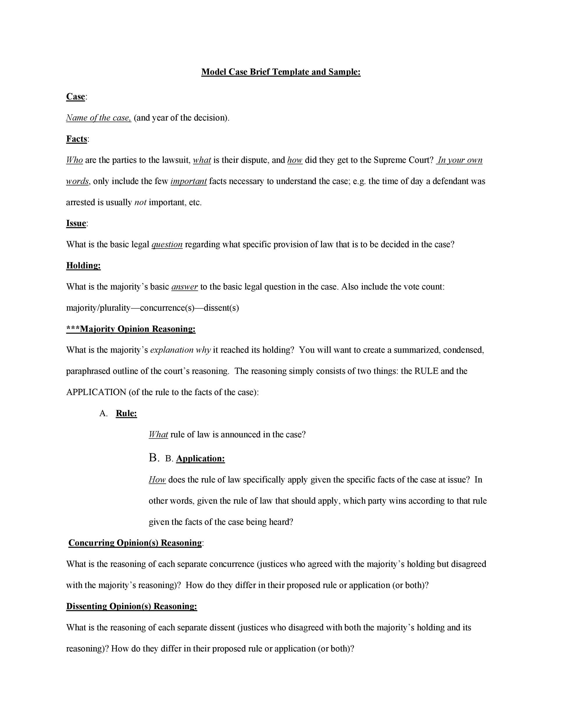 Trial Brief Example Trial Brief Template Word Fill Online Printable Fillable 