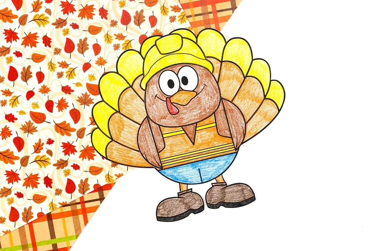 Turkey In Disguise Spiderman Template Printable