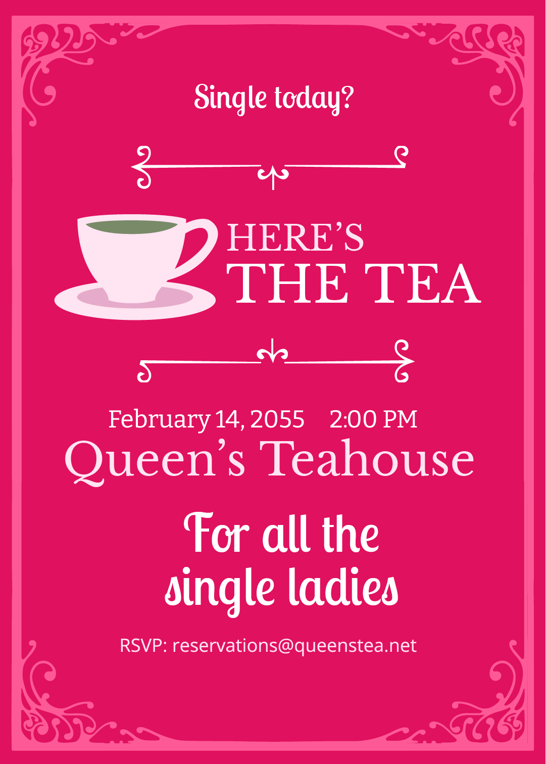 Free Printable Valentine Invitation Templates
