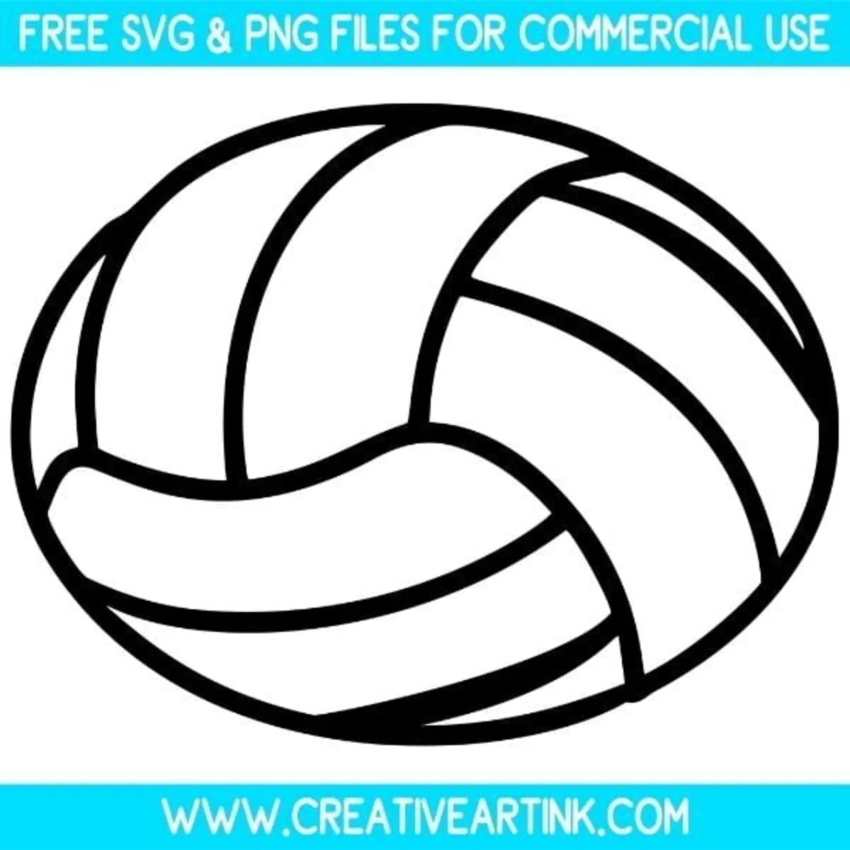 Volleyball SVG Free SVG Creativeartink
