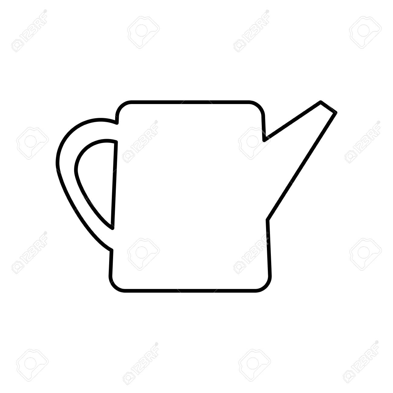 Free Printable Watering Can Template