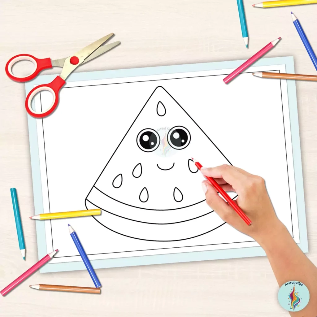 Watermelon Template Set 26 Printable Outlines For Crafts