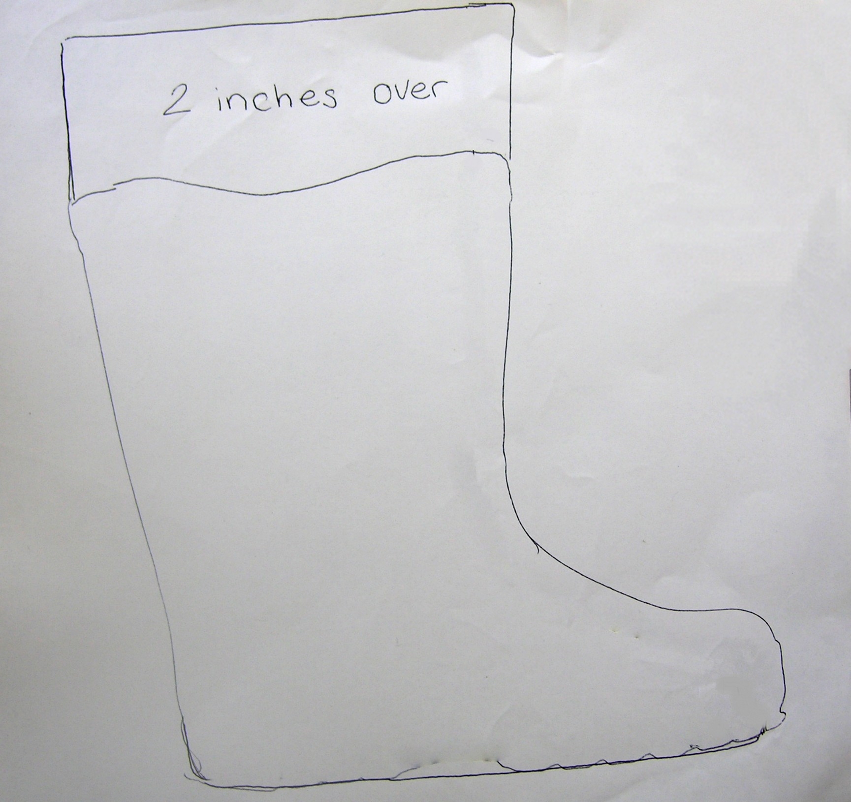 Boot Template Printable