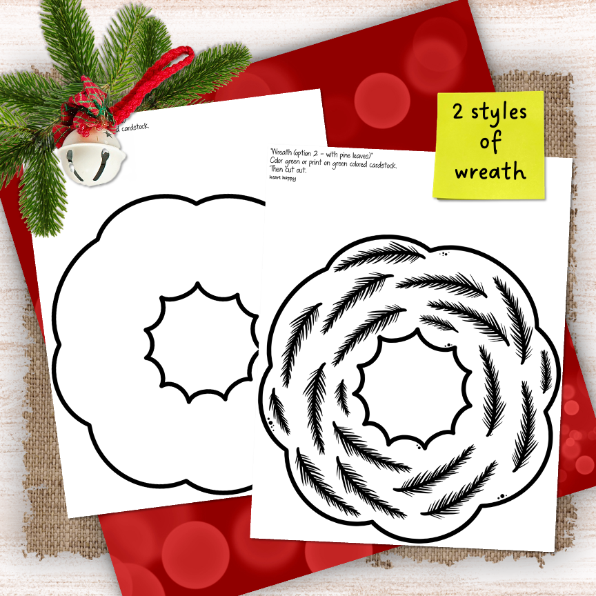 Winter Wreath Craft Made By Teachers