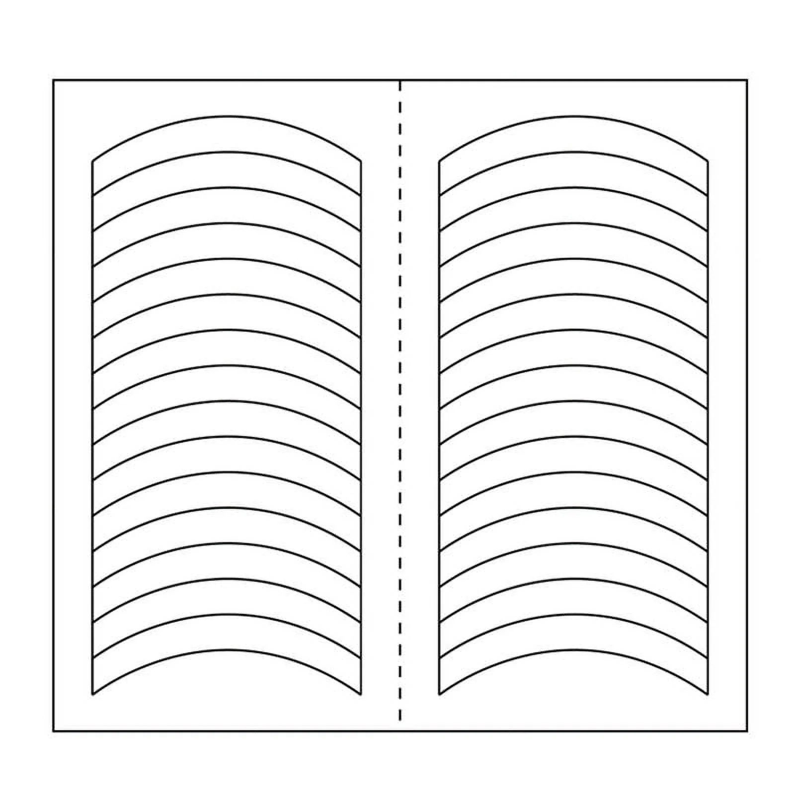 ZPAQI 24 Design French Manicure Strips Nail Art Stickers Self Adhesive Nail Tips Guide Walmart