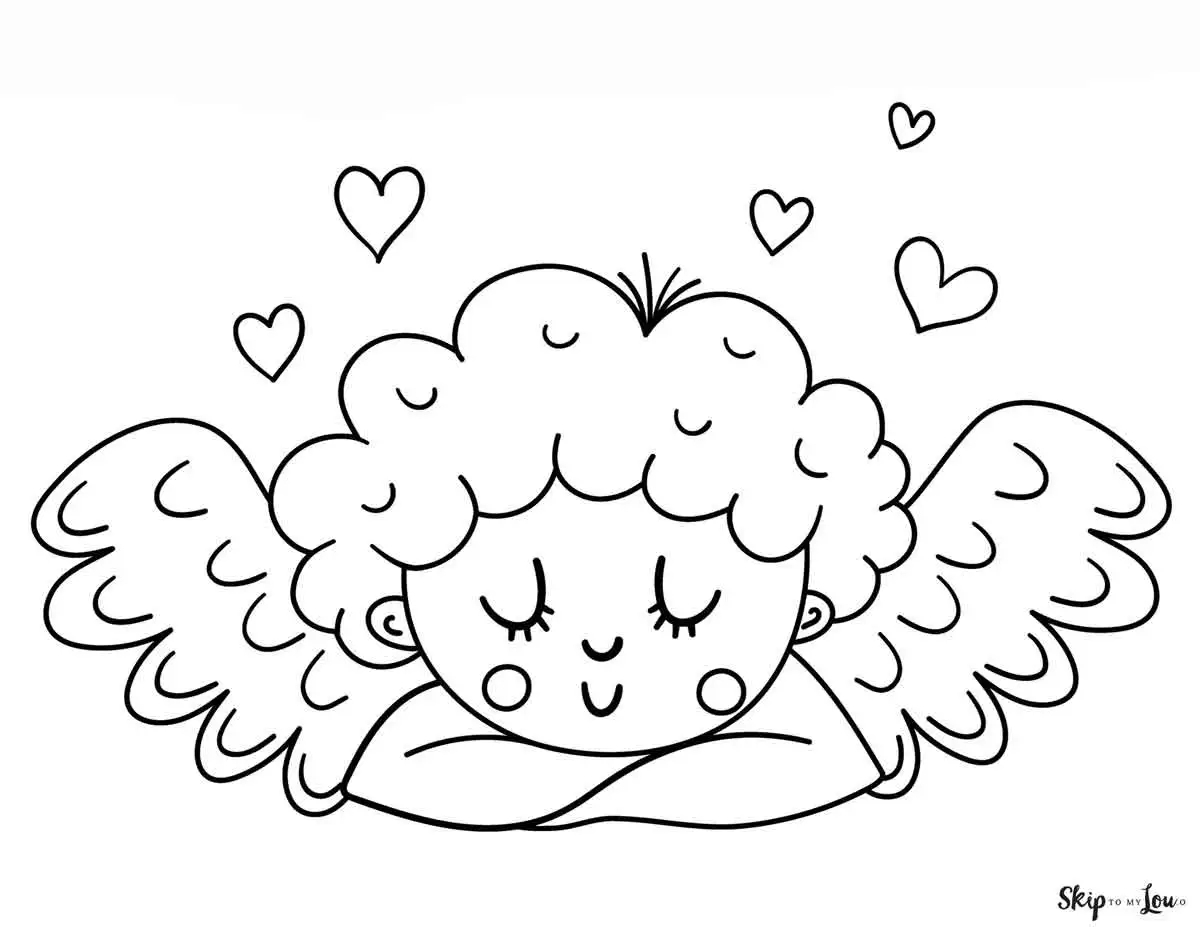 Cupid Coloring Pages
