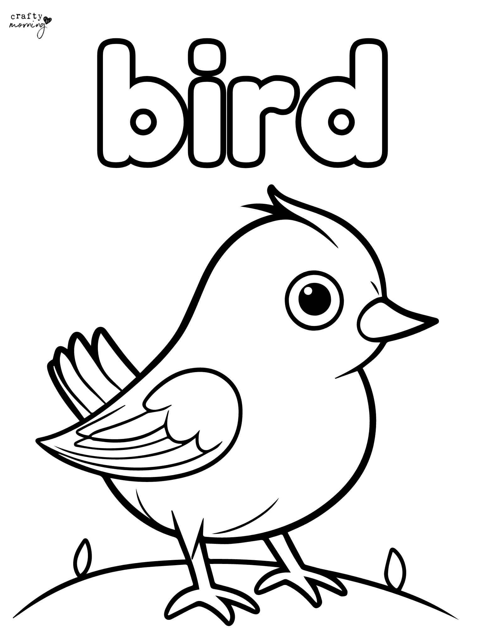 Bird Template Free Printable