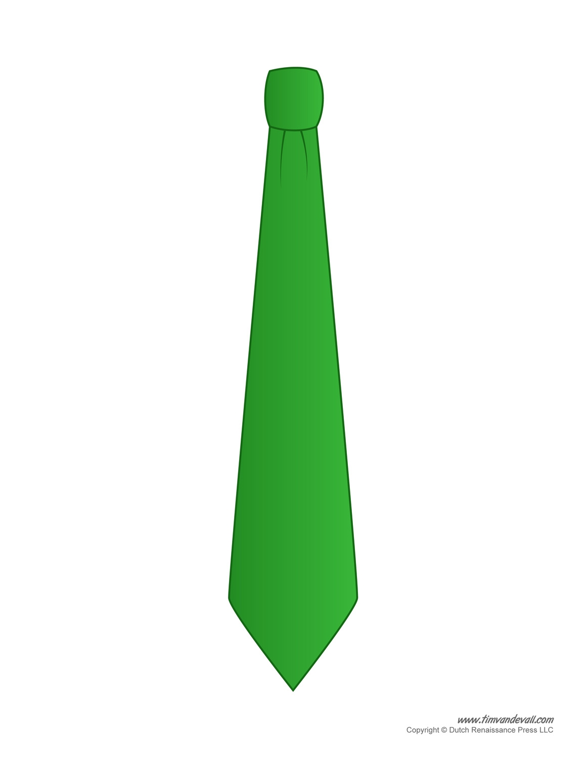 Paper Tie Templates For Kids
